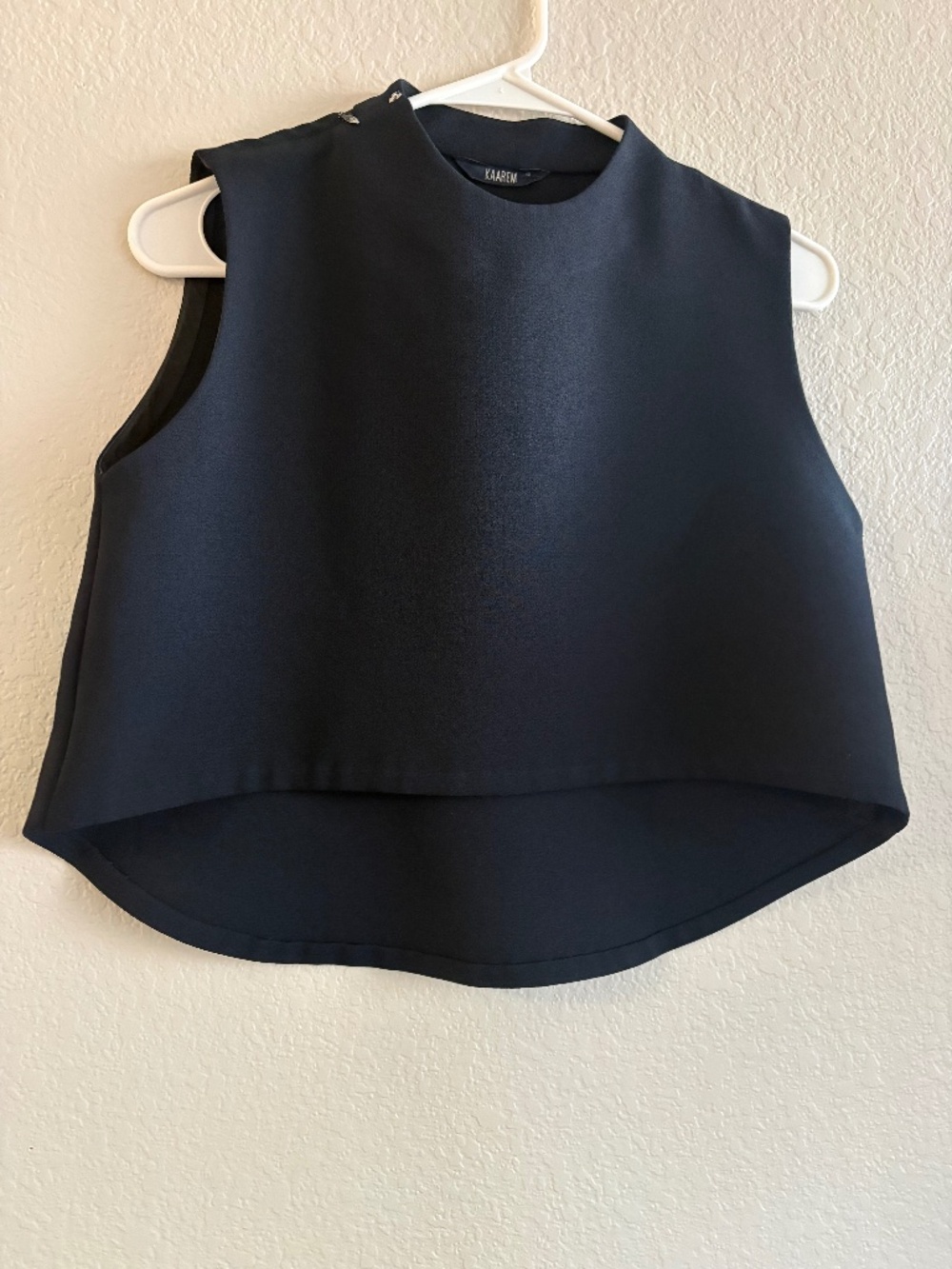 Ultra Cropped High Neck Top